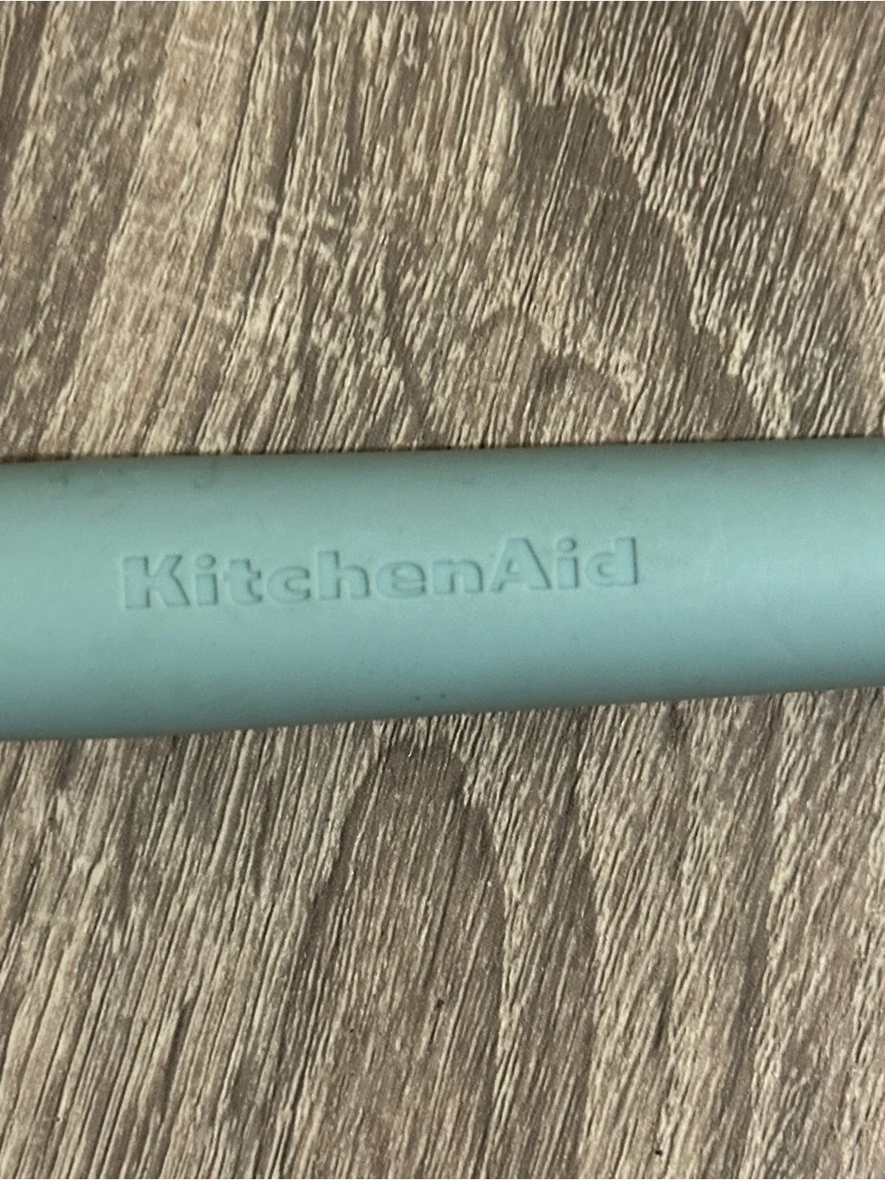 KitchenAid Solid Turner Spatula Light Turquoise Blue & Black 13.5